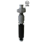 VALVE, OVERFILL FEMALE, 3IN MALE QD, 6IN FEMALE
